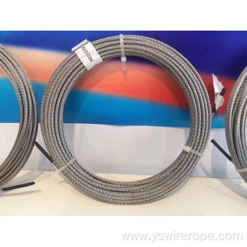 316 stainless steel wire rope 7x7 6.0mm